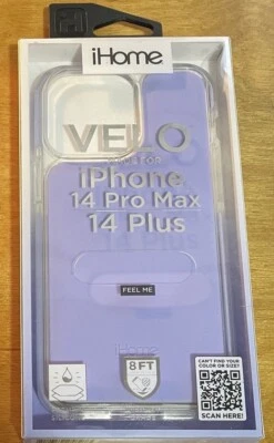 iPHONE CASE for Apple 14 Pro Max / 14 Plus SILICONE, MILITARY GRADE Purple iHOME
