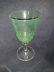 Miller Rogaska Alfresco Green Crystal Wine Goblet *NEW* Auth. Dealer Inv.
