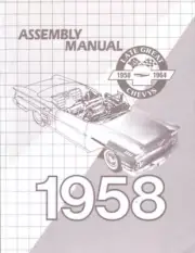 1958 Chevrolet Assembly Manual Book Rebuild Instructions Illustrations Drawings