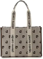 [FRAY I.D] Frey Idy FWGB235412 BEG Women's Jacquard Tote Bag, beige, BEG, F
