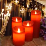 【洛洛精品】紅色電子蠟燭浪漫求愛表白生日蠟燭創意LED燈佈置引路搖擺仿真燈