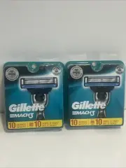 Gillette Mach3 Men's Razor Blade Refill Cartridges (20 Cartridges Total)