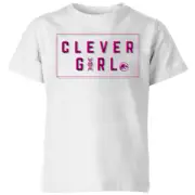 Jurassic Park Clever Girl Kids' T-Shirt - White