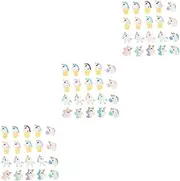 TEHAUX 3sets DIY Boys and Kit Unicorn Charms for Phone Case Hairpin Headwear Scrapbooking Jewelry Making Accessories 20pcs*3 Random