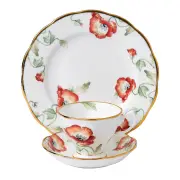 Royal Albert 100 Years Teaware Teacup Saucer & Plate 1970