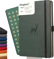 Dingbats* Wildlife Medium A5+ Hardcover Notebook - PU Leather, Micro-Perforated
