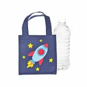 Mini Spaceship Tote Bags, Apparel Accessories, 12 Pieces