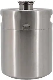Accessories 2/3.6/4/5L Mini Keg Stainless Screw Cap Single Wall Refillable Portable Craft Brewing Accessory(2L)