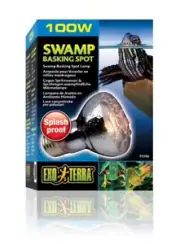Exo Terra 100 Watt Swamp Basking Spot Lamp Globe for Turtles & Frogs