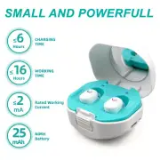 Mini Invisible In-Ear Enhancer Digital Hearing Aids Sound Amplifier Rechargeable
