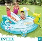 Intex Inflatable Kids Swimming Pool Backyard Water Sprayer Slide Sprinkler Splas