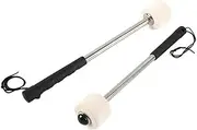Percussion Mallets | Bass Drum Felt Head Stick,Marching Percussion Mallets Set of 2 for Music Lesson Practice Performance Kids Adults Classroom Concert Orchestra