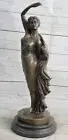 Alluring Goddess: Handcrafted Canova Bronze Statue Sculpture Art Deco Deal