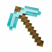 Pickaxe Diamond Pixel Minecraft Video Game Boys Girls Costume Weapon