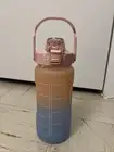 42 Oz Large Capacity Water Bottle with Motivational Time Markers