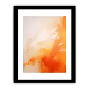 Yellow Brown Abstract Framed Art Framed print Art Poster