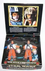 Star Wars Wedge Antilles & Biggs Darklighter In Rebel Pilot Gear Kenner 1998 NIB