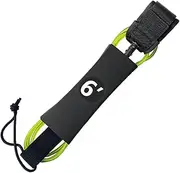 ａ aternee Surfboard Leash, Elastic Cord Surf Board Leg Rope Straight Stand up Paddle Board Leash, SUP Wrist Strap for Stand up Paddle Boards, Water Sports
