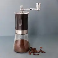在飛比找momo購物網優惠-【LaCafetiere】質感手搖咖啡磨豆機(咖啡研磨機 手