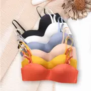 Young Womens Bras Small Chest Soft Half Cup Wireless Brassiere Sexy Lingerie BHS