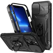 Everlab Shockproof Ring Case Lens Protector For iPhone 14 13 12 11 Pro XS Max 8 7 Plus
