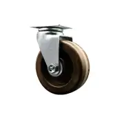 4 Inch High Temp Phenolic Wheel Swivel Caster with Bronze Bearing Service Caster
