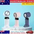 Mini Hand-held Fan Portable Folding Desk Fan Cooler Cooling USB Rechargeable ES