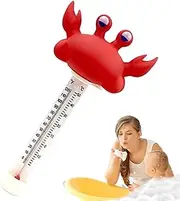 Water Temperature Meter | Cartoon Animals Floating Meter | Pool Accessory Easy-to-Read Display Water Temperature Gauge for Shower Spa Home Family Lake Children Indoor Outdoor Swimming Bathing