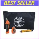 Premium Circuit Breaker Finder Tool Kit with Voltage Tester Pen & Zipper Pouch