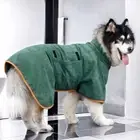Wash Towel Pet Bath Robe Super Absorbent Dog Warm Apparel Useful Dog Bathrobe