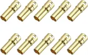 uxcell 10 Pcs Banana Plugs Connector 3.5mm Female Banana Plug for Speaker Wire RC Battery ESC Motor