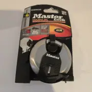 Master Lock M40XKAD Magnum Heav Duty Stainless Steel Discus Padlock with Key