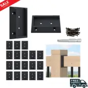 20Pcs Deck Railing Brackets Connectors Rail Support Kit for 2X4(1.5"×3.5") Rail