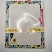 Lilly Pulitzer Sorority Write On Memo Board Kappa Alpha Theta Floral Border Blue