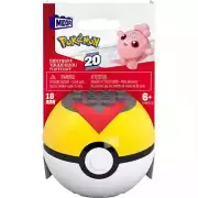 MEGA Pokémon Igglybuff Building Toy Kit, Poseable Action Figure (18 Pieces)