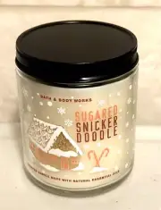 Bath & Body Works Sugared Snicker Doodle Single Wick Scented Candle 7oz MARCH