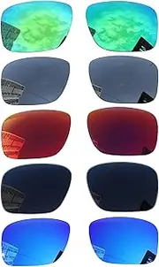 [Acefrog] 5 Pairs Polarized Replacement Lenses for Oakley Holbrook XL OO9417 Sunglasses, Perfectly Fit, Shatterproof, Anti-scratch, Value Pack