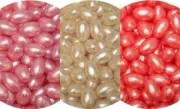 75-150 FRAGRANCED BATH OIL BEADS ROSE + COCONUT + PEACH (Small-Medium)