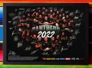 Framed 2022 PENRITH PANTHERS NRL Premiers Poster - 45cm x 32cm x 3cm