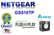 1x Quiet Replacement Fan Netgear ProSafe GS510TP GS510TPP