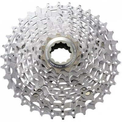 SHIMANO DEORE XT CS-M770 CASSETTE 11-34T 9 SPEED SILVER BRAND NEW ICSM7709134