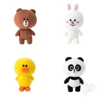 在飛比找蝦皮購物優惠-💕正版 Line friends18公分莎莉娃娃熊大兔兔胖友