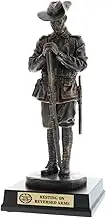 Resting on Reversed Arms Digger Figurine | Limited Edition | Cold Cast Bronze Soldier Sculpture | Antique Collectible | Australian Remembrance Tribute | 300mm | Certificate | Home Display | Trophy