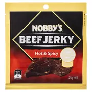 Nobbys Beef Jerky Hot 25g x 12