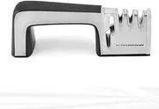 Knife Sharpener, Manual Knife Sharpeners, Stainless Steel Knife Sharpening Tool to Sharp All Types of Knife,Slicer and Scissor Sharpener
