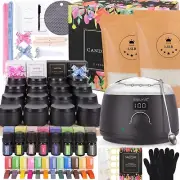 SAEUYVB Candle Making Kit for Adults with Hot Plate DIY Starter Soy Candle Ma...