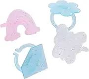Fun Express Flower, Rainbow, Diamond, Butterfly Glitter Rings Bulk 48 Pc