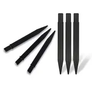 6PCS 8.25 Inch Reinforced Ground Spikes, Solar Lights Spikes ABS Plastic