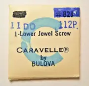 BULOVA CARAVELLE 11DO Factory Replacement Watch Part #112P - LOWER JEWEL SCREW