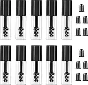 10 Pcs 3ml Empty Mascara Tube Wand Mini Eyelash Cream Container Bottle Eyelash Growth packing Tube container for Home and Travel